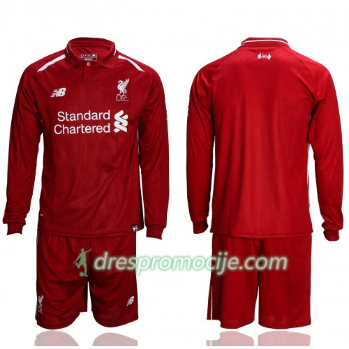 Liverpool Dres Dječji Domaći 2018/19 Dugim Rukavima Liverpool Dres Dječji Domaći 2018/19 Dugim Rukavima